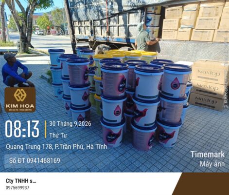 Nhập kho sơn Infor tại Sơn Kim Hoa Hà Tĩnh