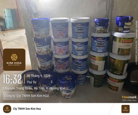 Sơn Dulux Nasun tại công trình Agribank Hương Khê Hà Tĩnh
