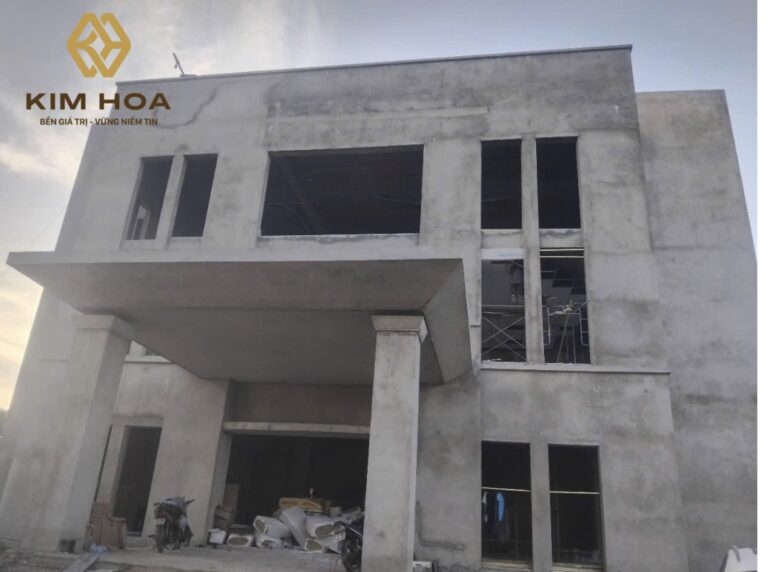 Công trình Agribank Hương Khê Hà Tĩnh sử dụng sơn Dulux và Nasun