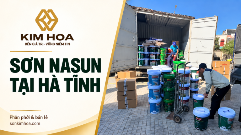 Sơn Nasun tại Hà Tĩnh – chuyến hàng tại Công ty sơn Kim Hoa