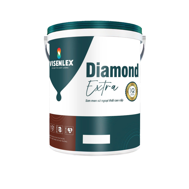 Sơn men sứ ngoại thất cao cấp - Diamond Extra Visenlex