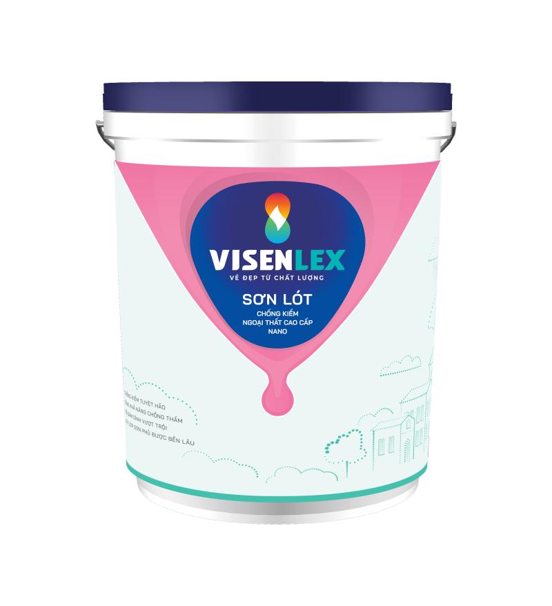 SƠN LÓT CHỐNG KIỀM NGOẠI THẤT CAO CẤP NANO Visenlex