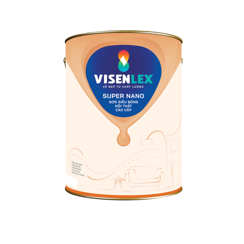 SUPER NANO SƠN SIÊU BÓNG NỘI THẤT CAO CẤP Visenlex