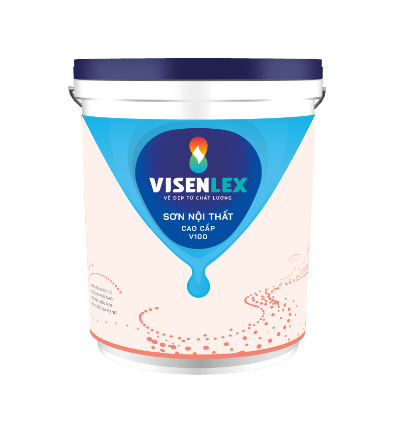 SƠN NỘI THẤT CAO CẤP V100 Visenlex