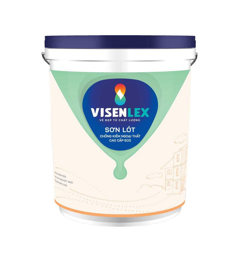 SƠN LÓT CHỐNG KIỀM NGOẠI THẤT ECO Visenlex