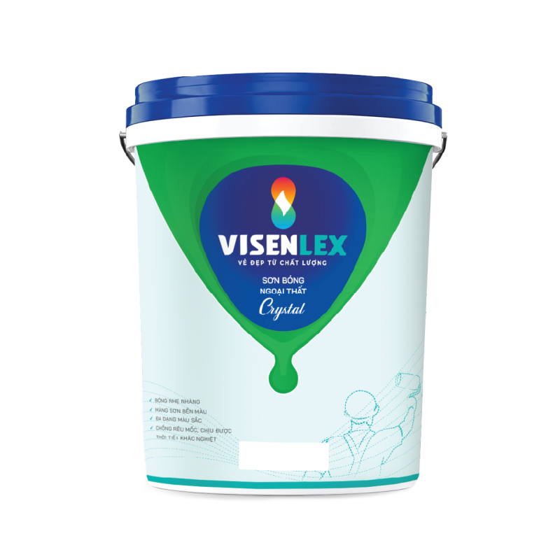 SƠN BÓNG NGOẠI THẤT CRYSTAL Visenlex
