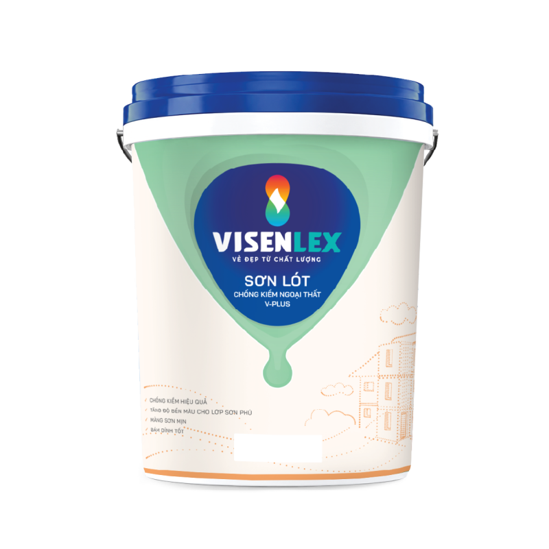 SƠN LÓT CHỐNG KIỀM NGOẠI THẤT V-PLUS Visenlex